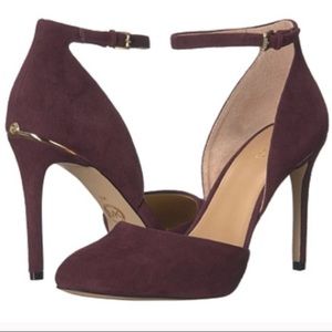 Michael Kors Plum Suede Georgia Pumps